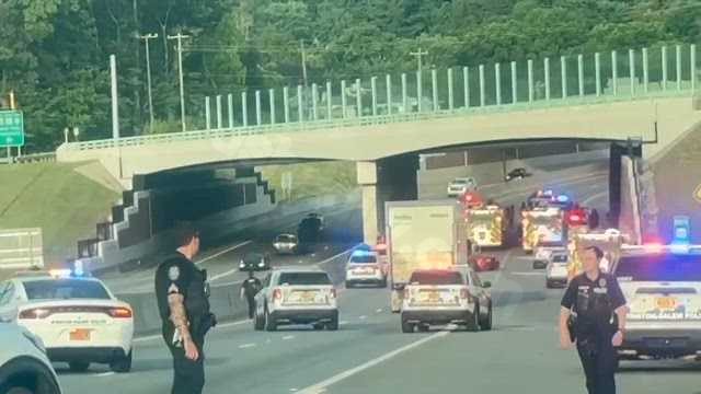BREAKING NEWS: Crash involving police vehicle closes part of Peter's Creek Parkway