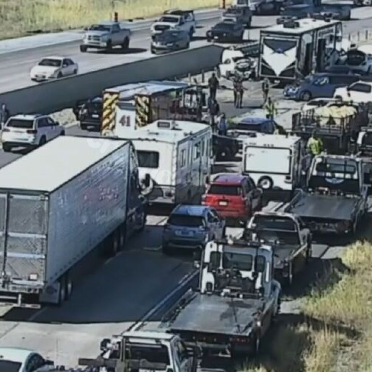 LIVE: 8-vehicle accident forces closures of I-15 northbound in Riverdale