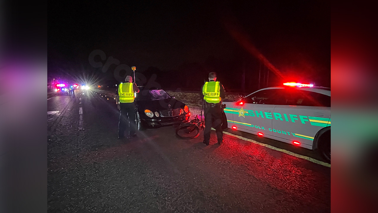 Auburndale crash: Bicyclist killed on US-92