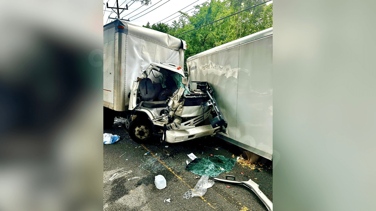 Crash involving box truck in Prince George's County leaves 3 hurt