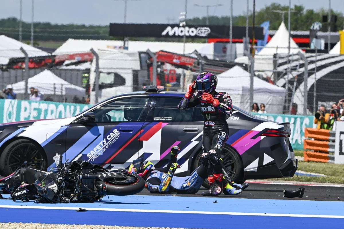 Jorge Martin escapes injury but hit with penalty for Hungarian GP crash
