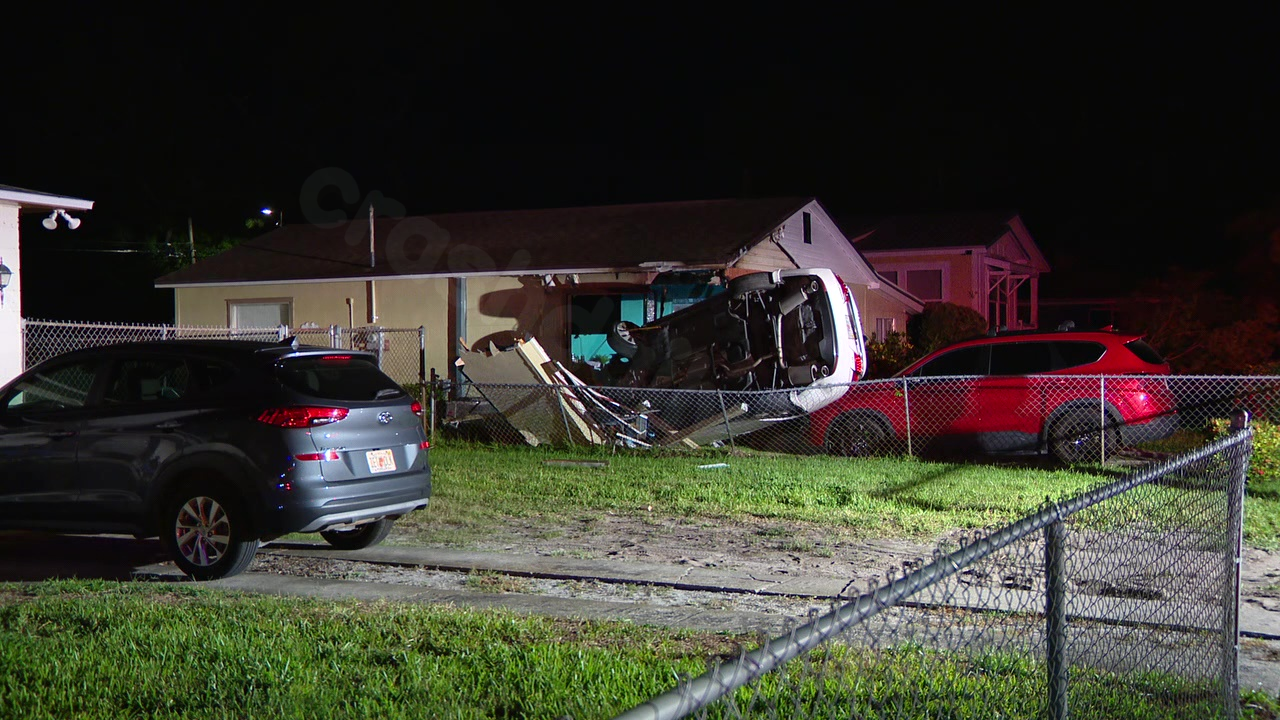 St. Petersburg car crash: Car slams into home and sparks fire, officials say