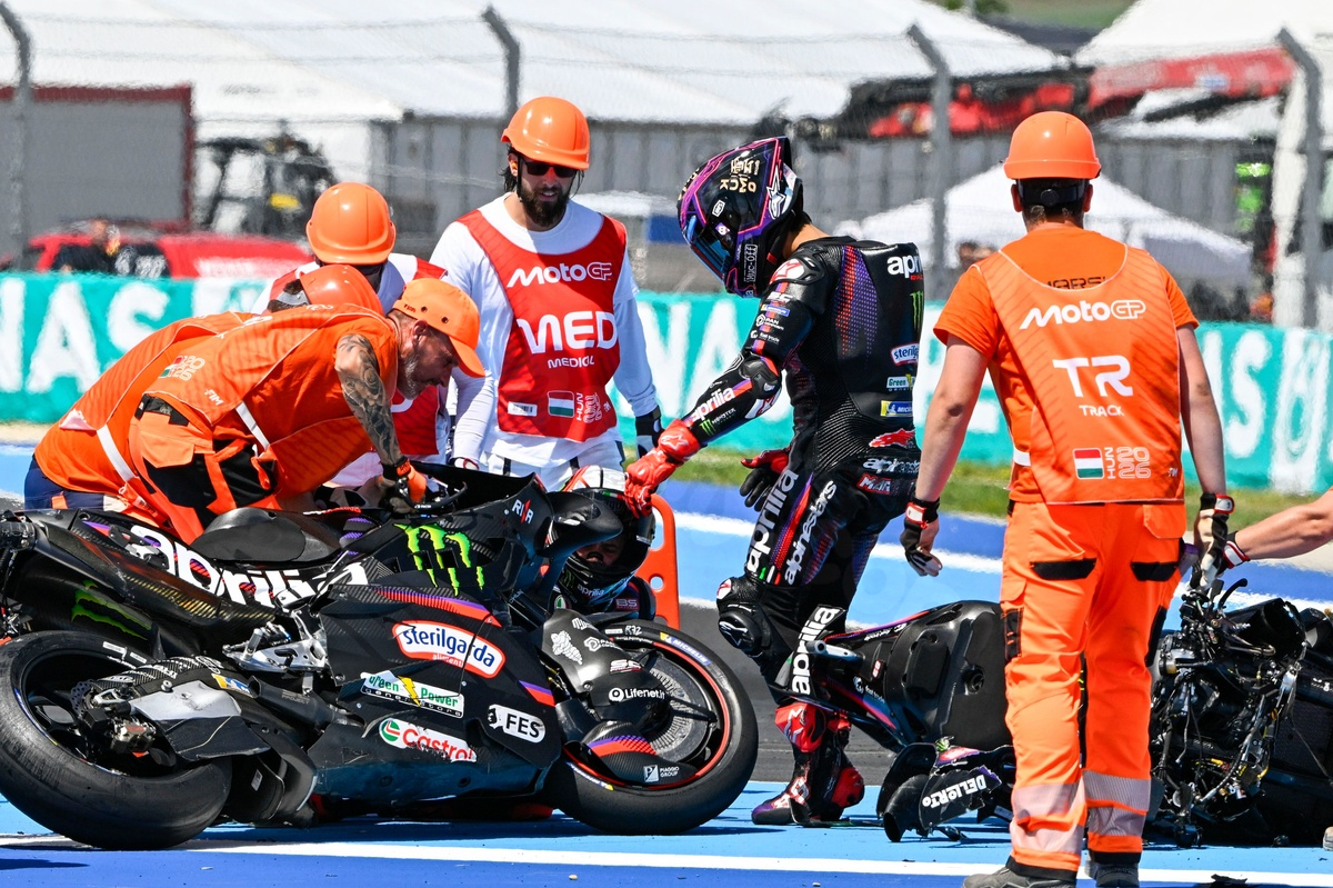 Aprilia boss admits Hungary GP crash made it “look so stupid”