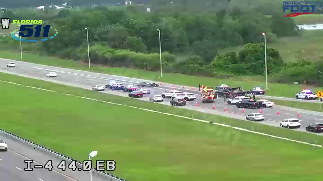 Deadly crash on I-4 in Polk City, all westbound lanes closed: FHP