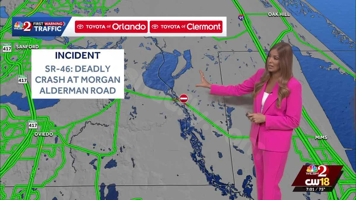 Deadly crash shuts down part of SR-46 in Mims