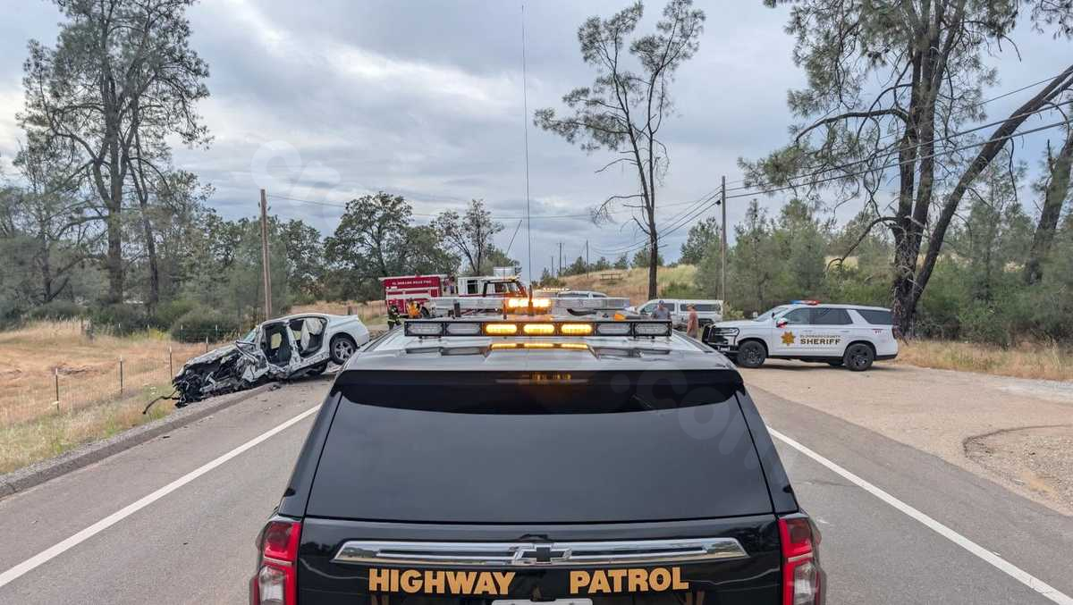 Driver injured in head-on crash in El Dorado County, CHP says