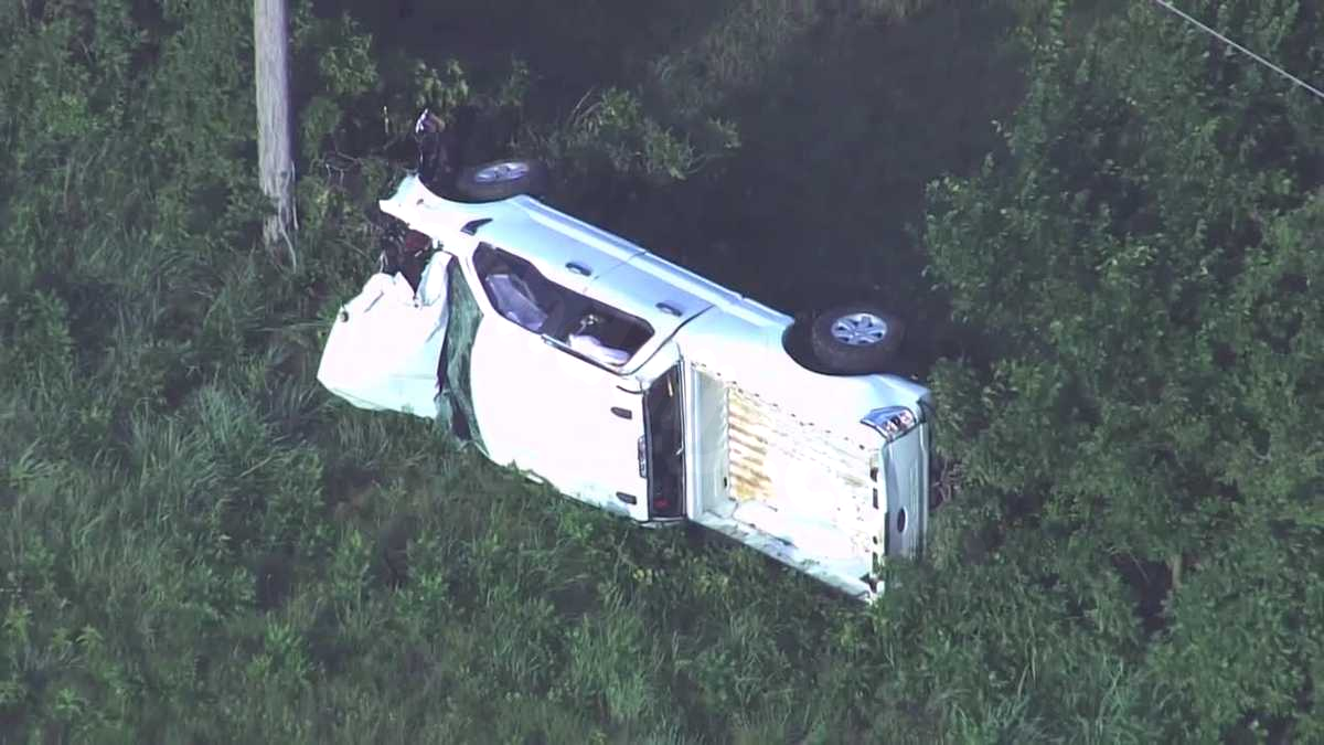 SKY 5 LIVE: Rollover crash causing significant traffic backup on northbound I-35 in Edmond