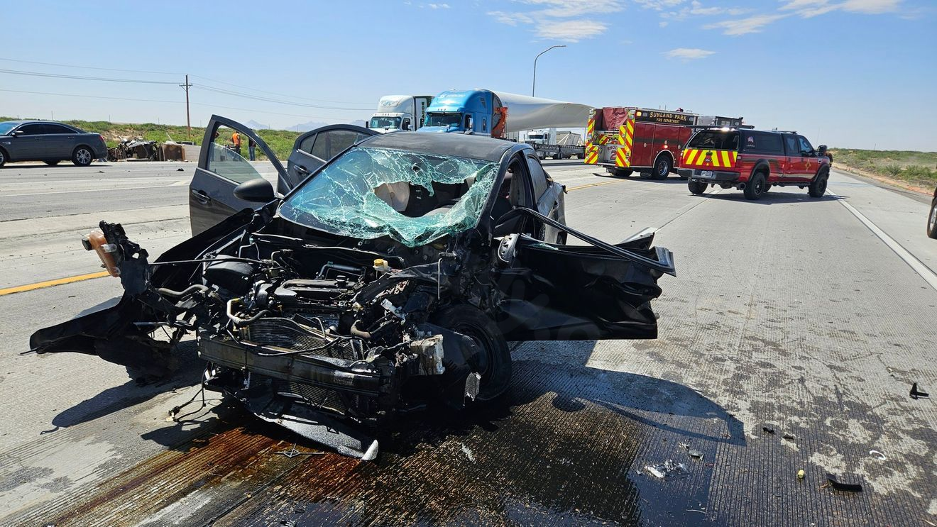 Three injured in crash near Santa Teresa Border Patrol Station; one airlifted