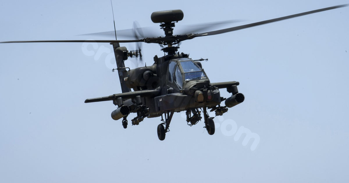 U.S. crew saved in first-ever sea drone rescue after Apache helicopter crash near Strait of Hormuz