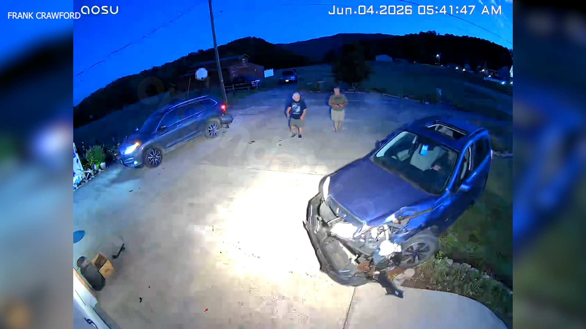 Video shows crash moments before Kingsport murder suspect arrest