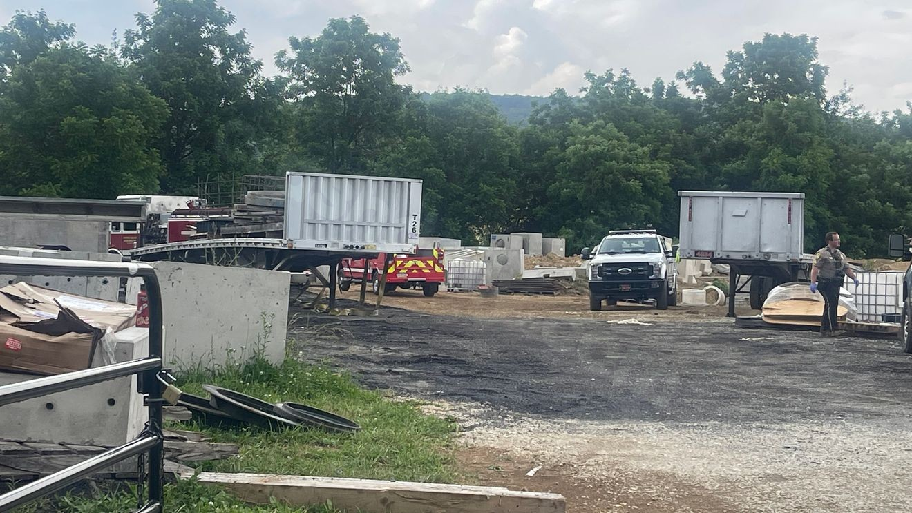 Coroner called after person reportedly trapped under forklift in York County
