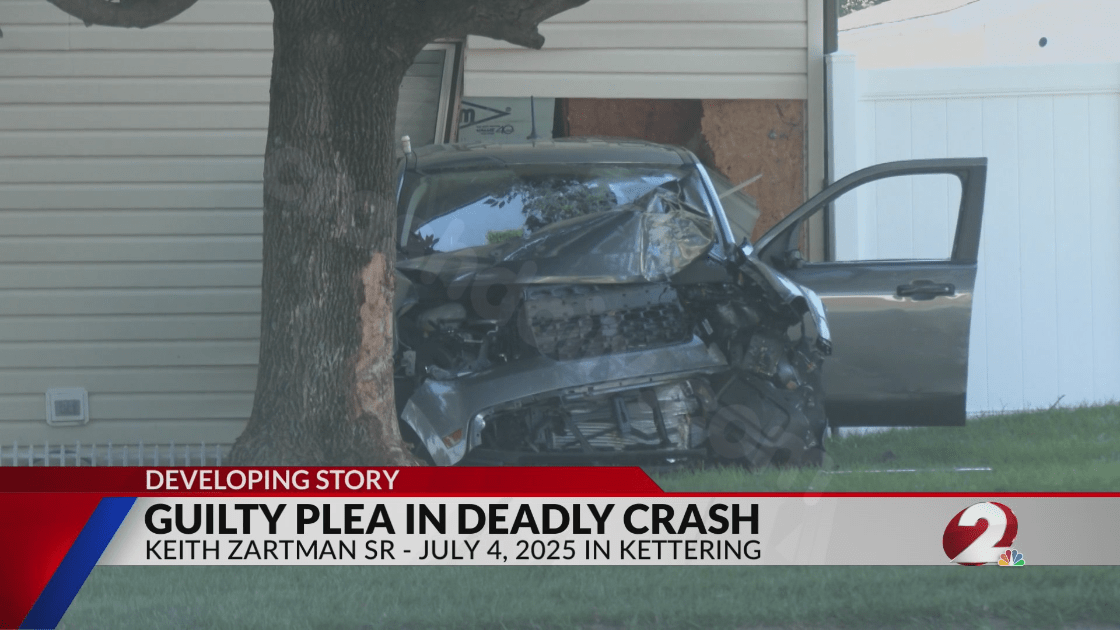 Man pleads guilty to causing fatal crash that sent vehicle into Kettering home
