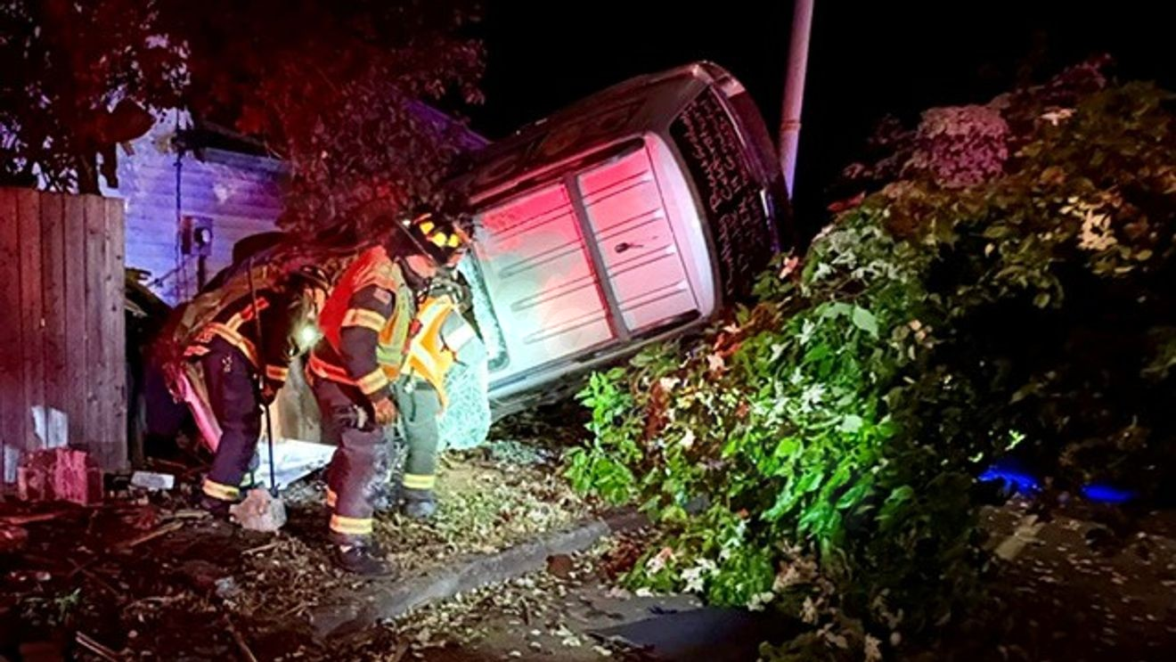 Vancouver police investigate rollover crash on Southeast 20th Street after driver ejected