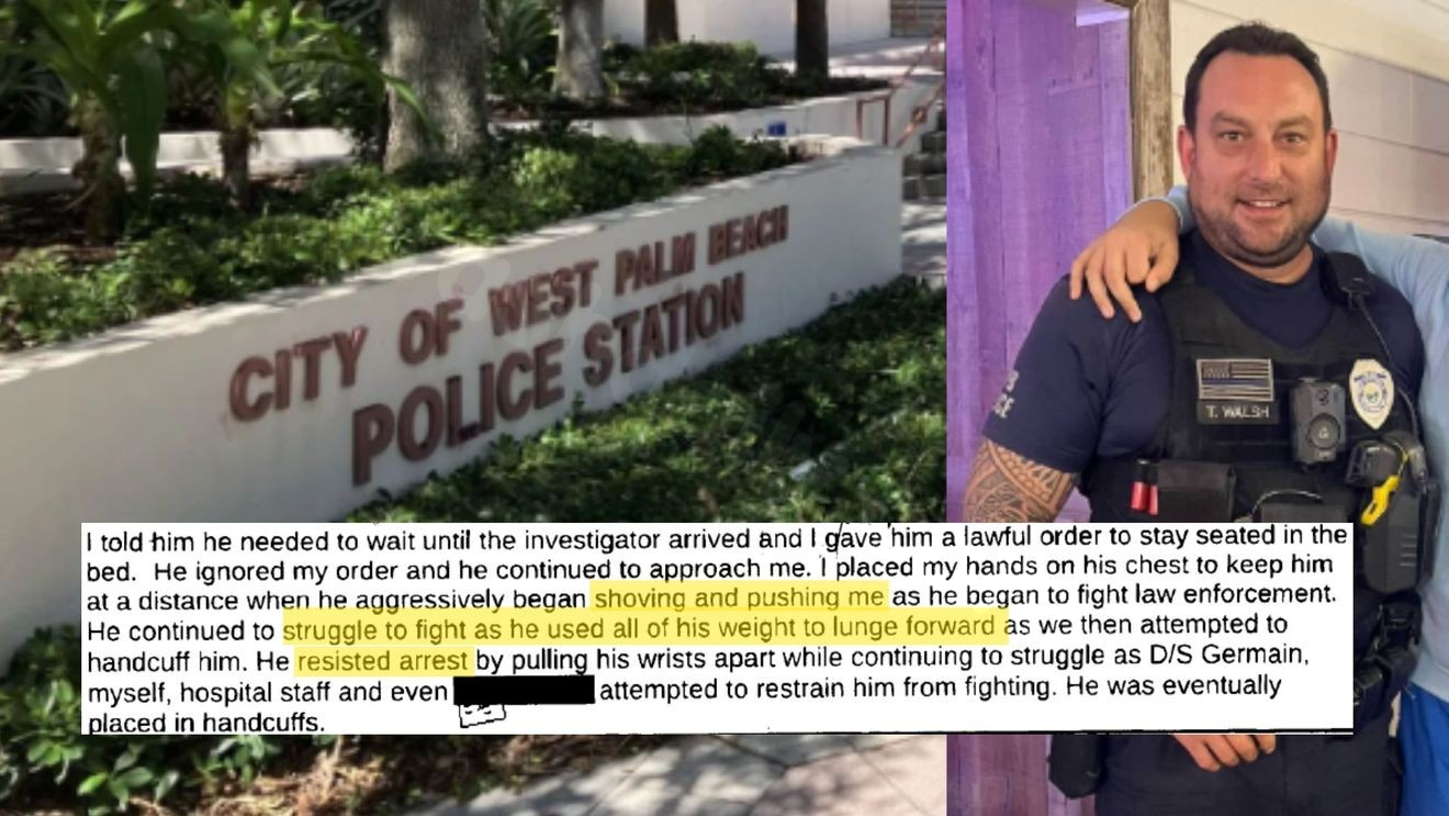 WPB officer placed on leave after alleged DUI crash, ER altercation with deputies