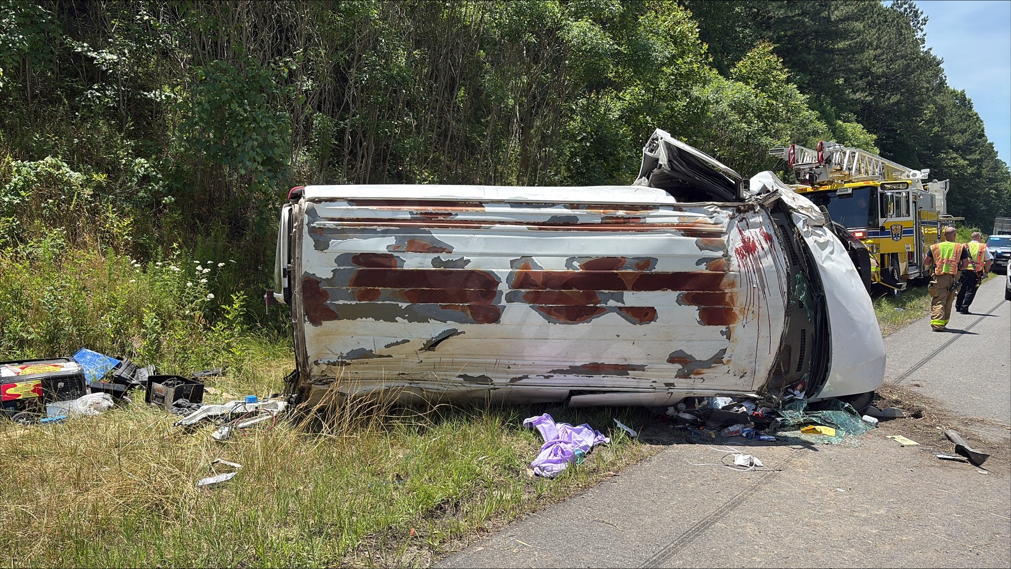 Driver seriously hurt after single-vehicle crash on Route 288 in Chesterfield