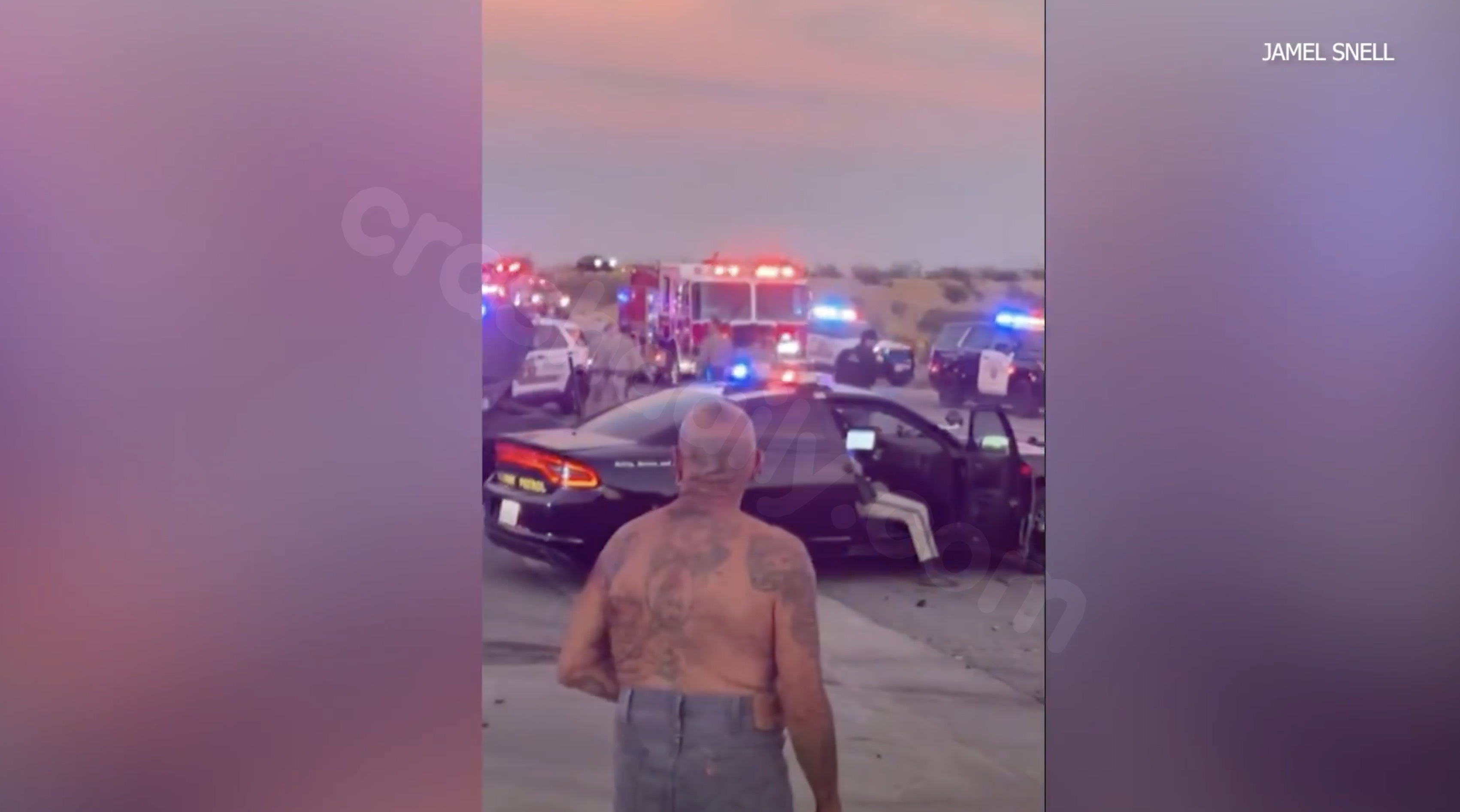 CHP involved in violent Inland Empire crash