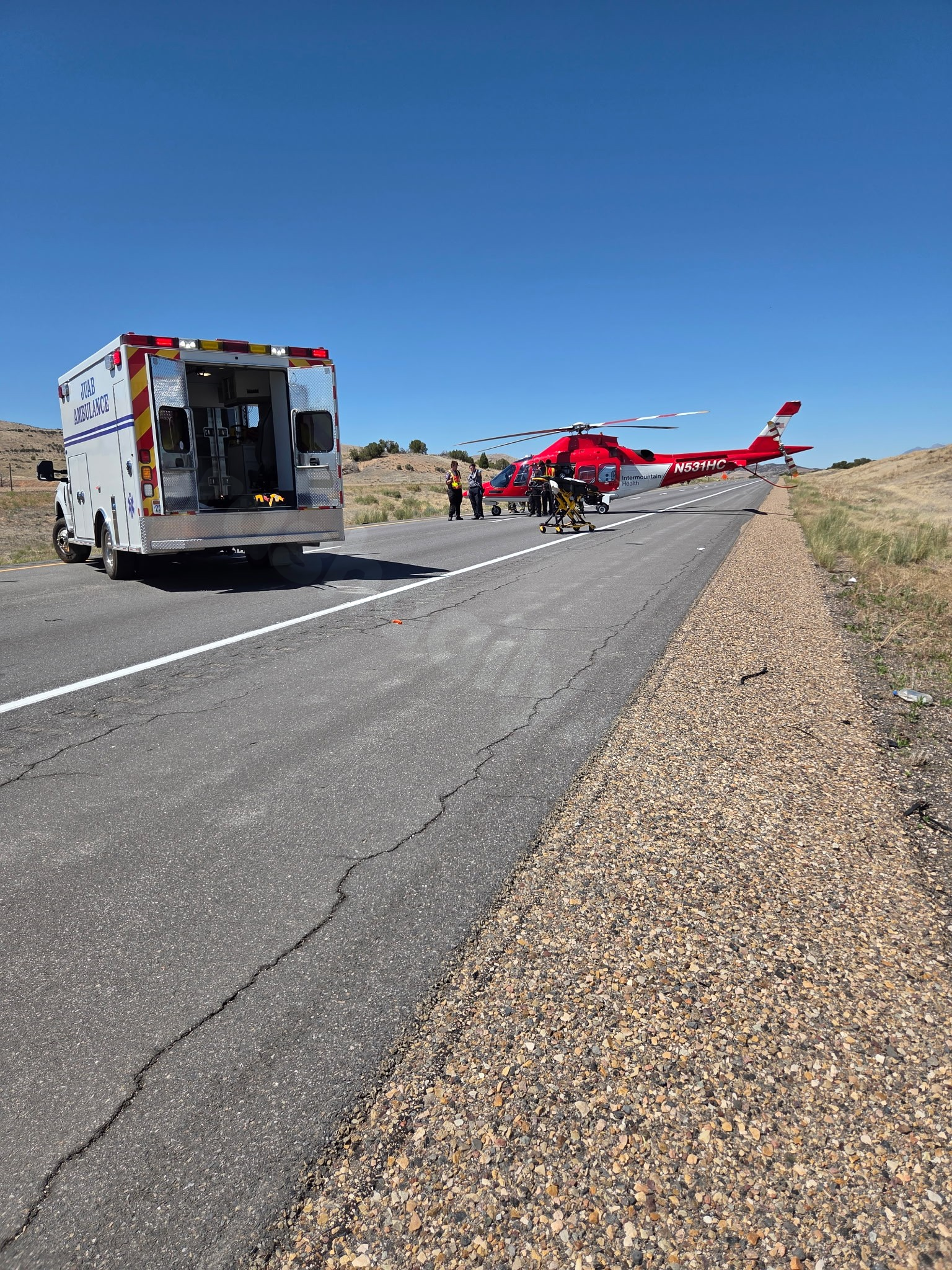 1 dead after 3-car crash in Juab County