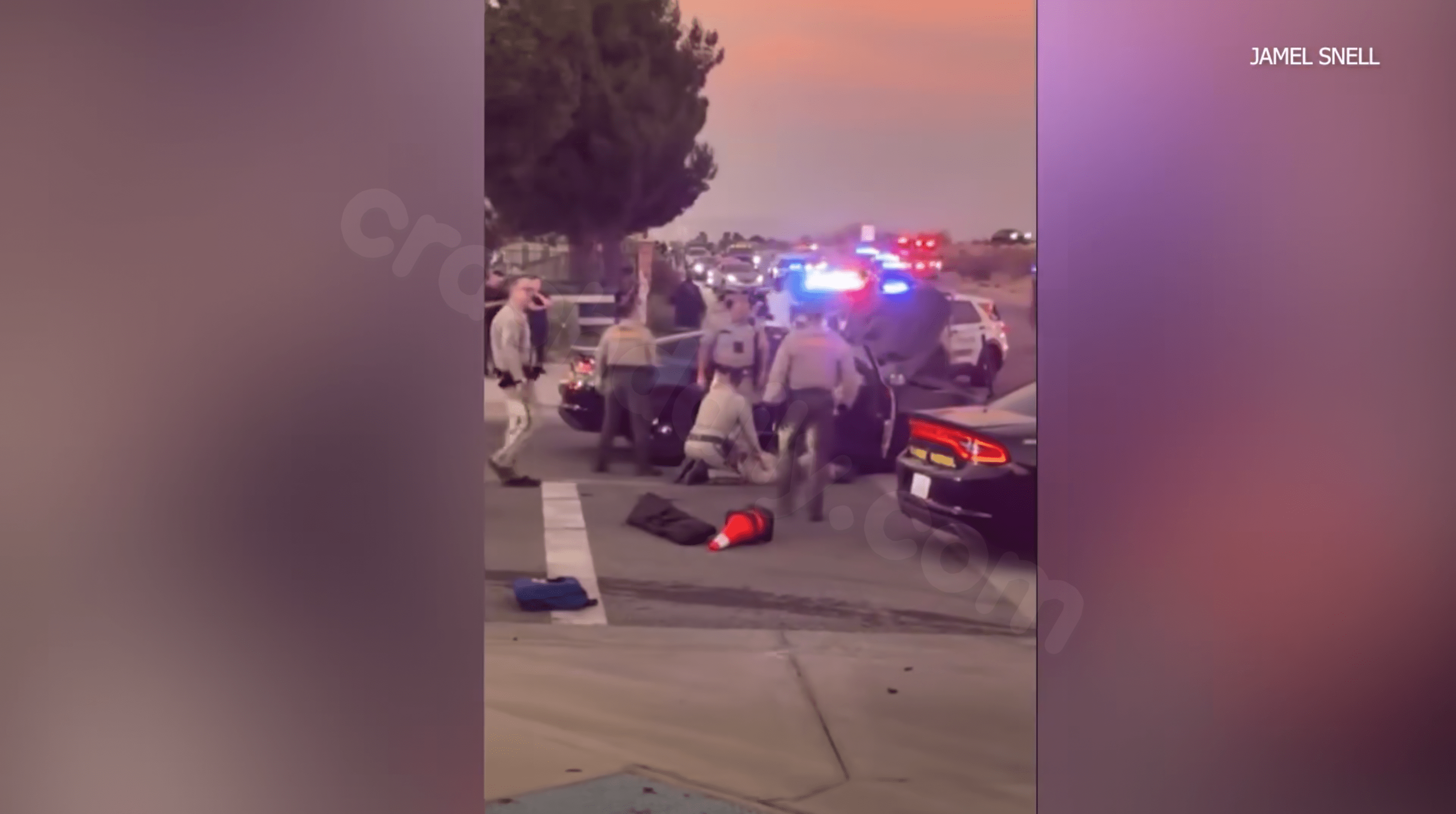 4 people, including 2 CHP officers, sustain ‘major’ injuries in crash after DUI suspect pursuit
