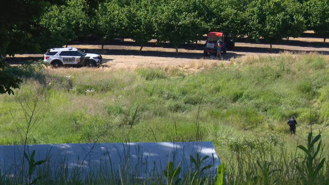 Crews respond to small plane crash at airpark near Hillsboro, flames spread to field