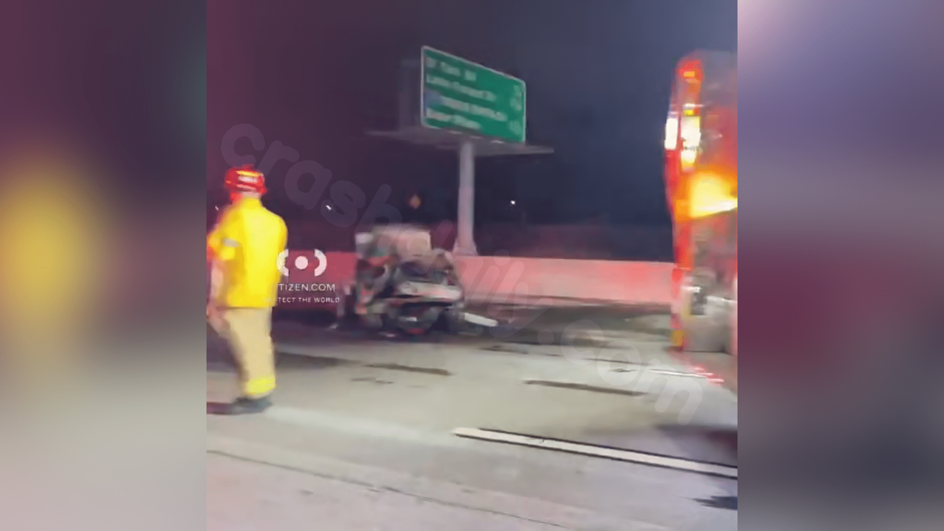 Fiery Orange County freeway crash leaves person dead; DUI may be factor