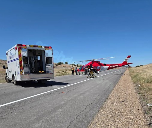 One airlifted after crash on northbound I-15 near Levan; I-15 closed