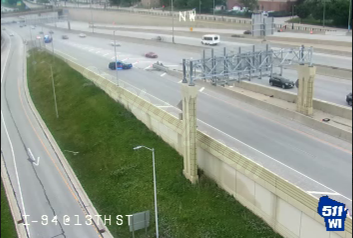Fatal crash closes Marquette Interchange ramp