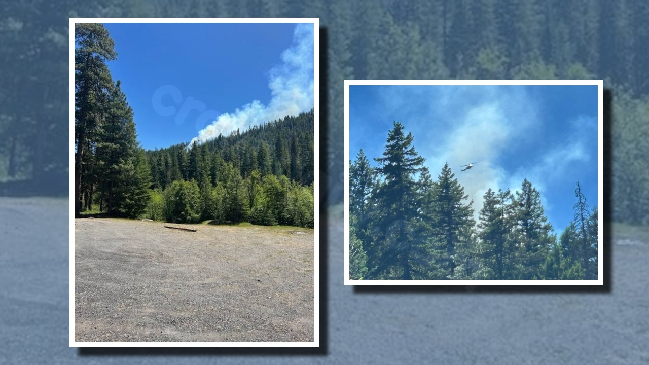 Military plane crash sparks wildfire in Yakima County, WA