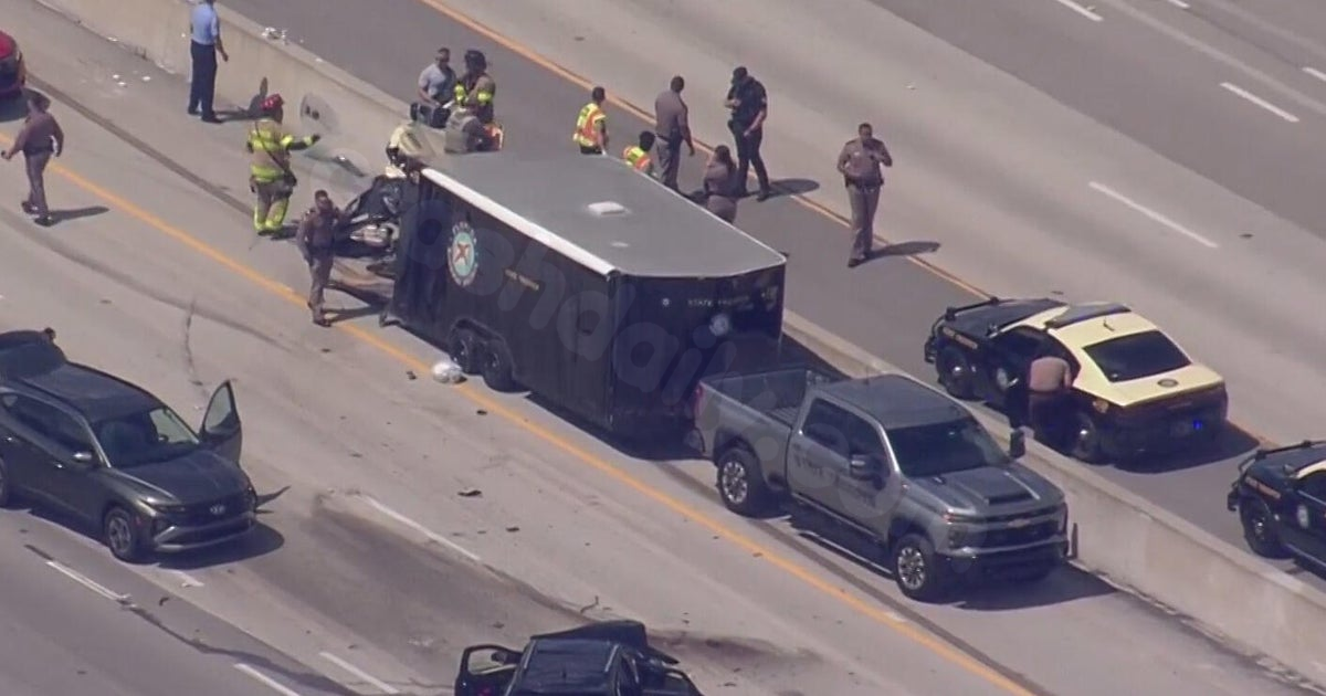 Crash involving Florida Highway Patrol vehicle reported on Florida's Turnpike in Miami-Dade