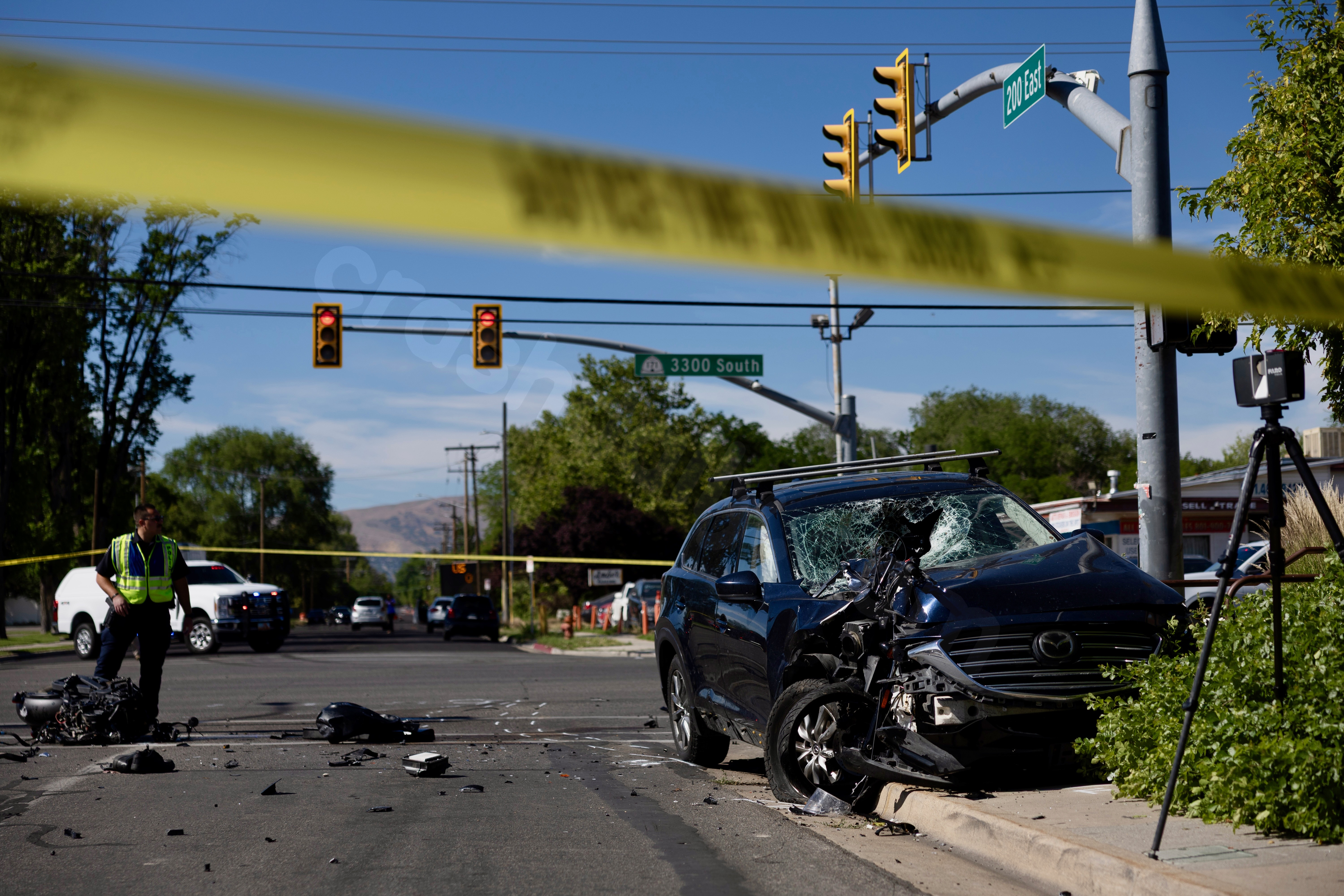 1 dead after car collides with motorcycle in South Salt Lake