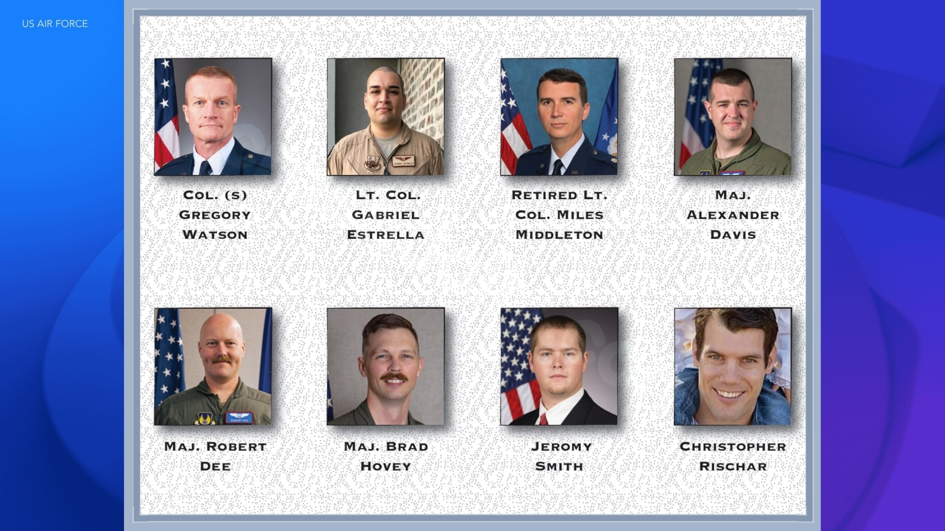 Air Force releases identities of all victims in fatal B-52 bomber crash