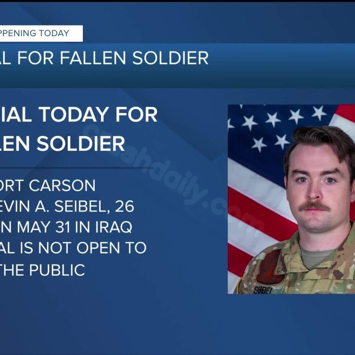 Fort Carson holds memorial for soldier killed in Iraq training accident