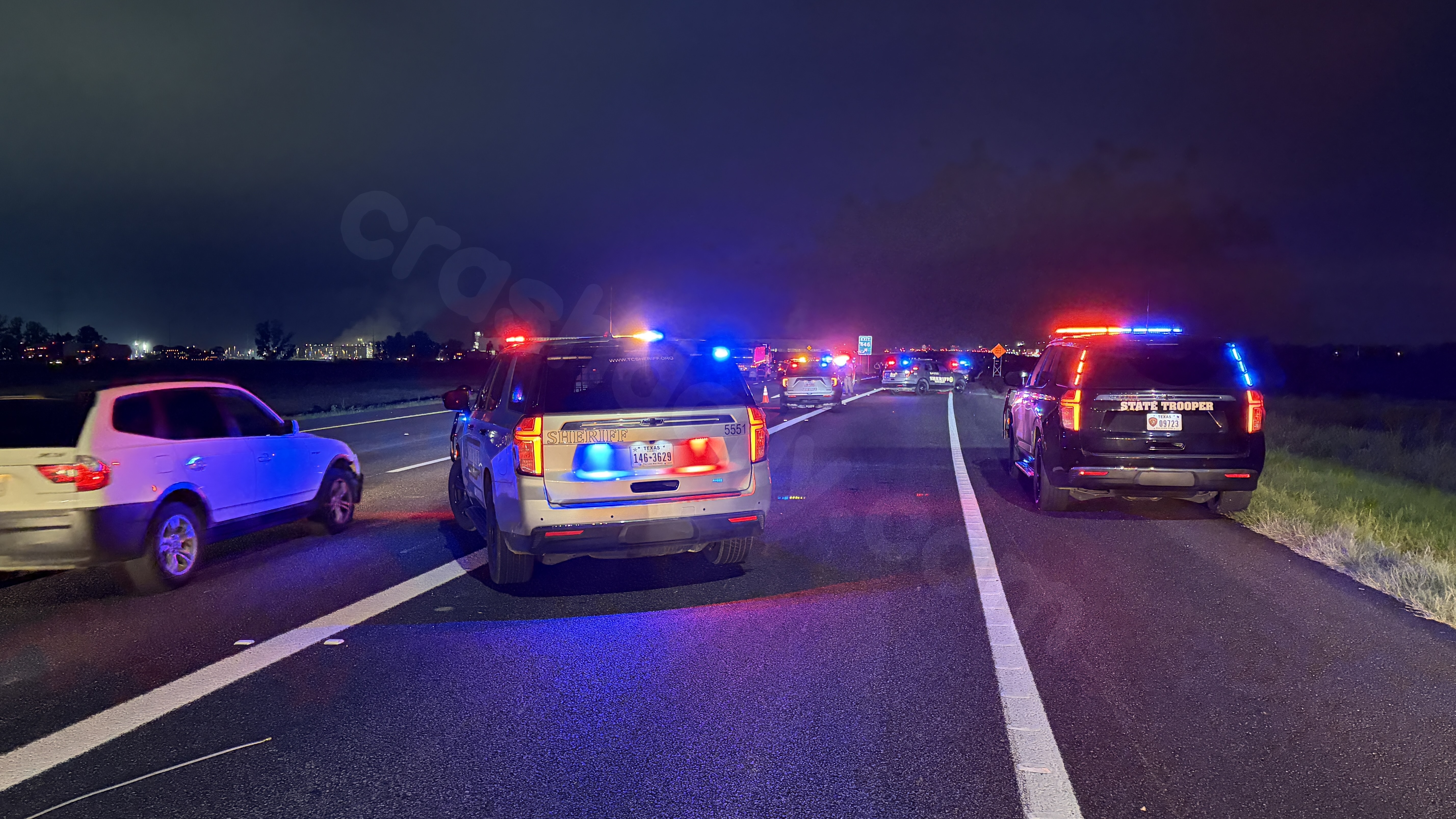 TCSO responds to fatal crash on SH-130, Tesla Road ramp