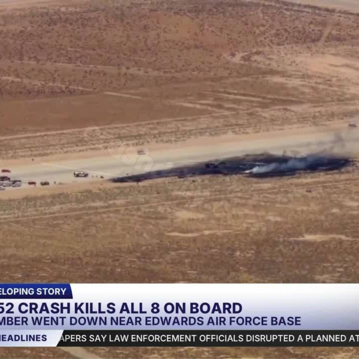 What went wrong? Investigators probing B-52 crash that killed 8 in California
