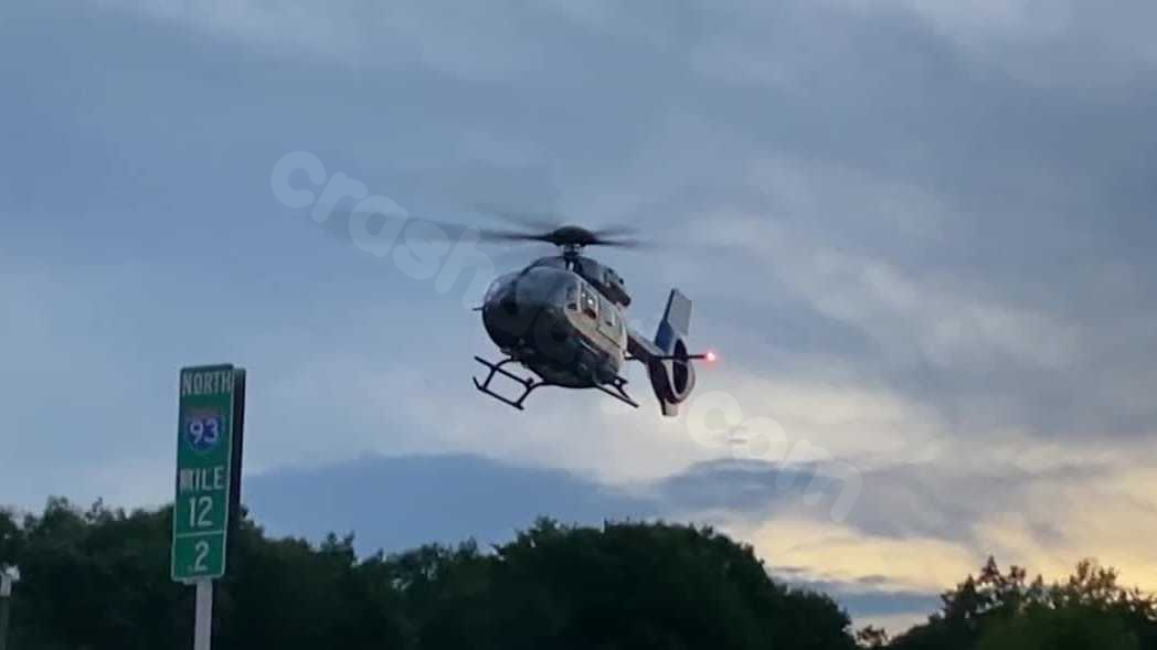 Motorcyclist seriously injured after crash on I-93 in Londonderry; NHSP investigating