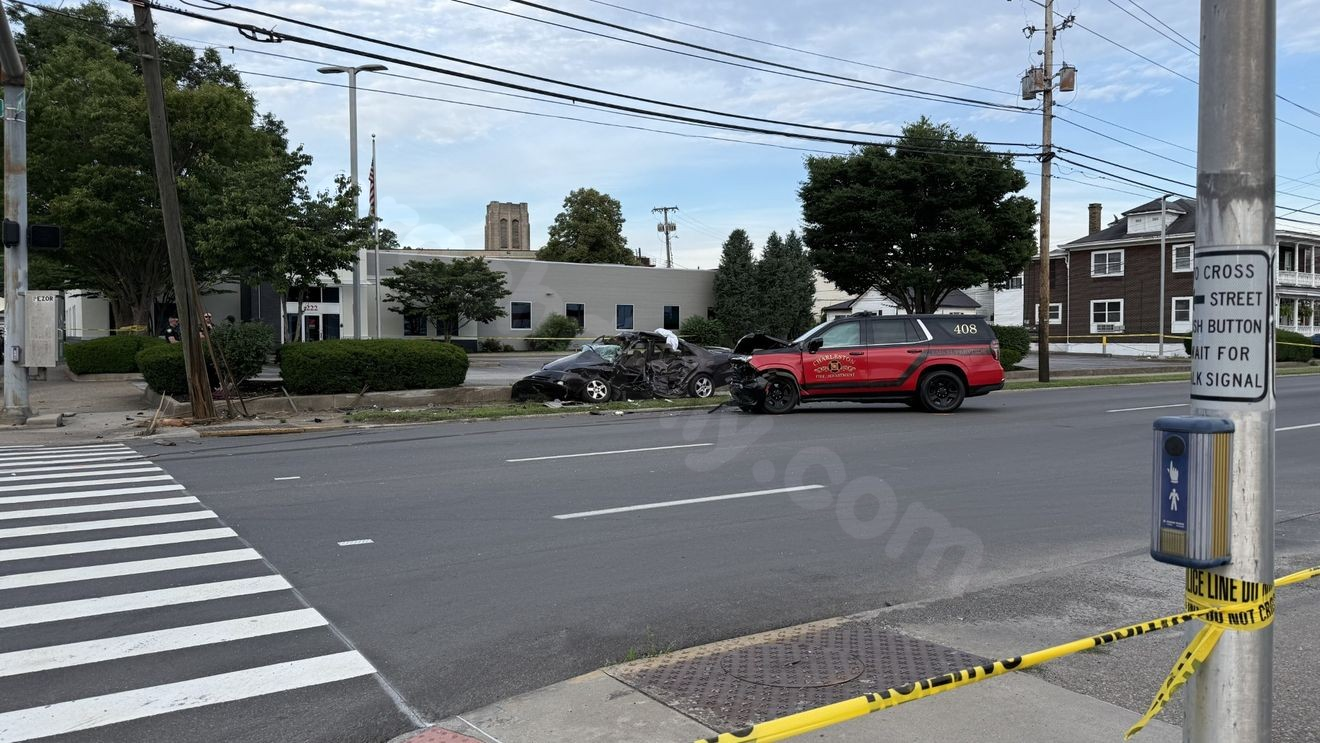 Police: One killed, another injured in crash involving Charleston Fire Department vehicle