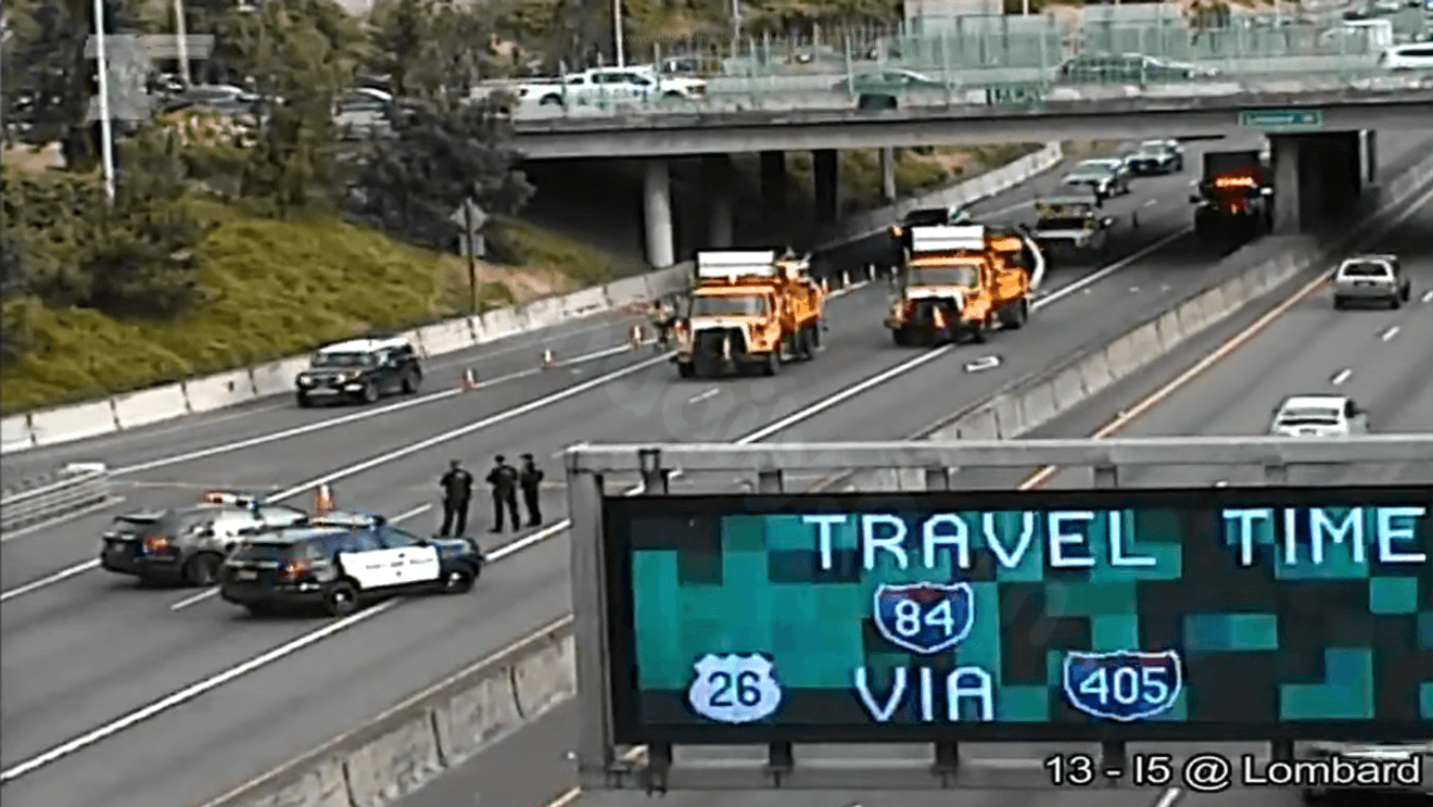 Deadly motorcycle crash shuts down all northbound I-5 lanes in North Portland