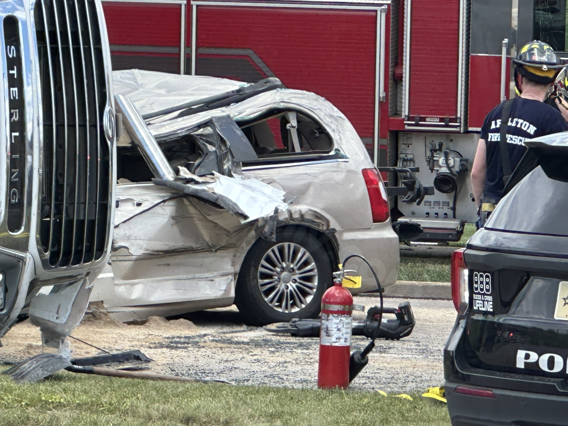 Driver killed in Appleton accident involving detached dump truck