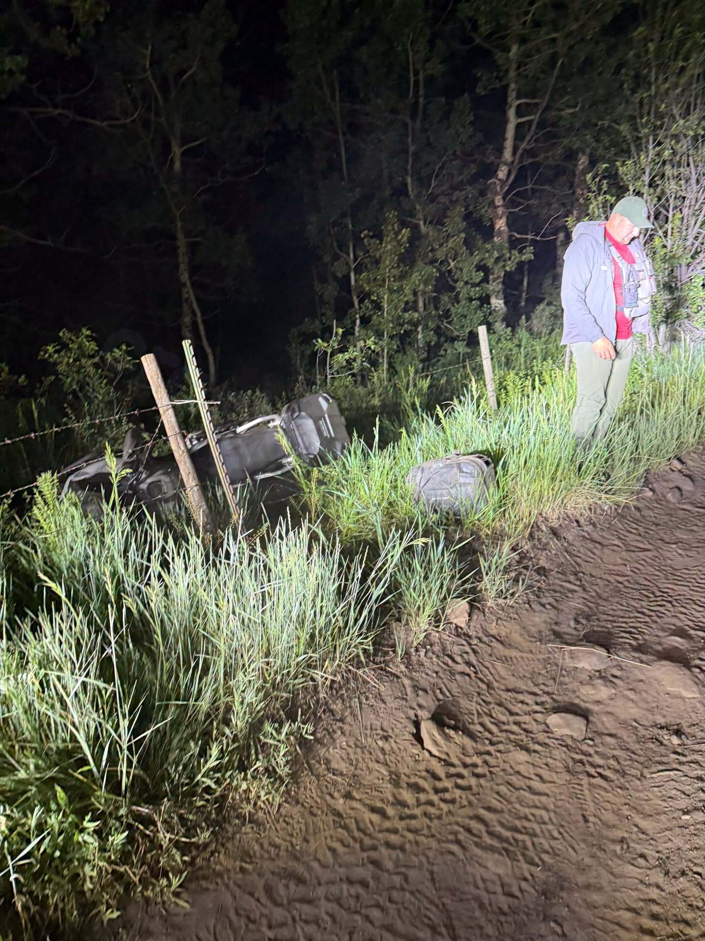 Motorcycle accident at Strawberry Ridge prompts search and rescue response