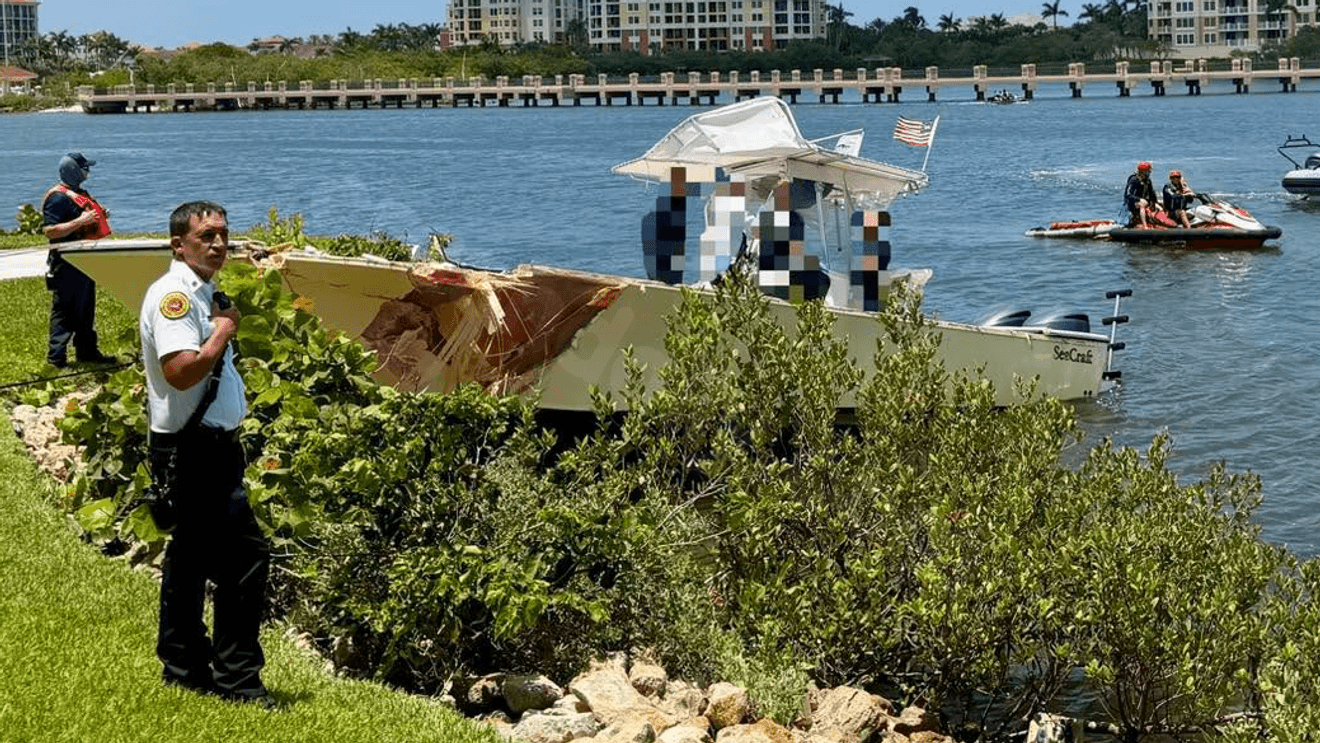 Boat crash sparks emergency response in Intracoastal Waterway