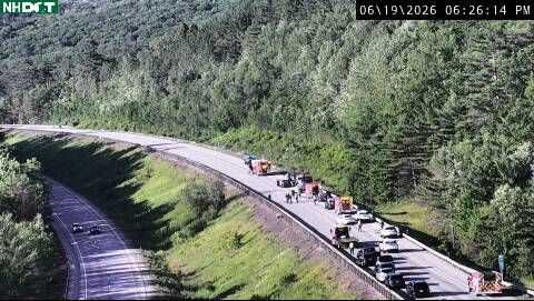 Crash closes I-93 North in New Hampton for short time