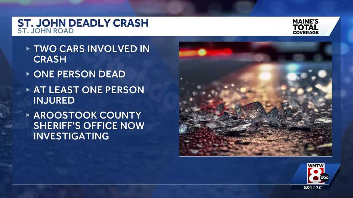 One dead in two-vehicle crash in St. John