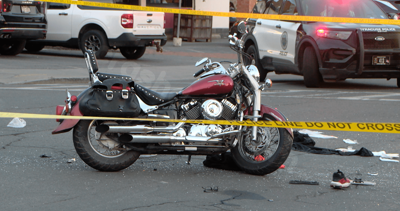 Motorcyclist in critical but stable condition after downtown Syracuse crash