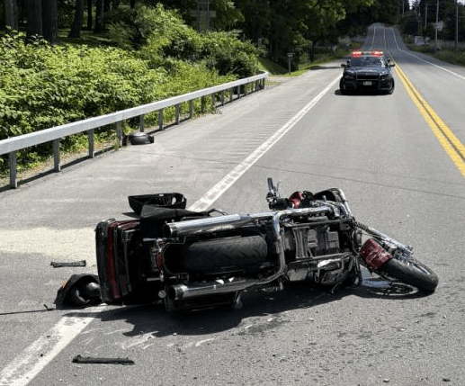 Passenger dies after being ejected from motorcycle in Marcellus