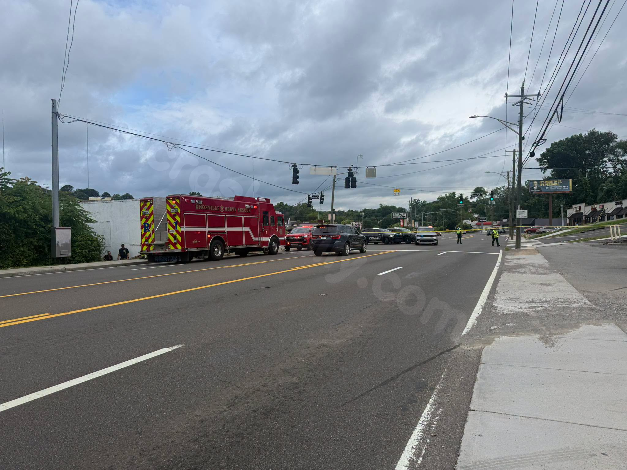 Three dead after crash on North Broadway