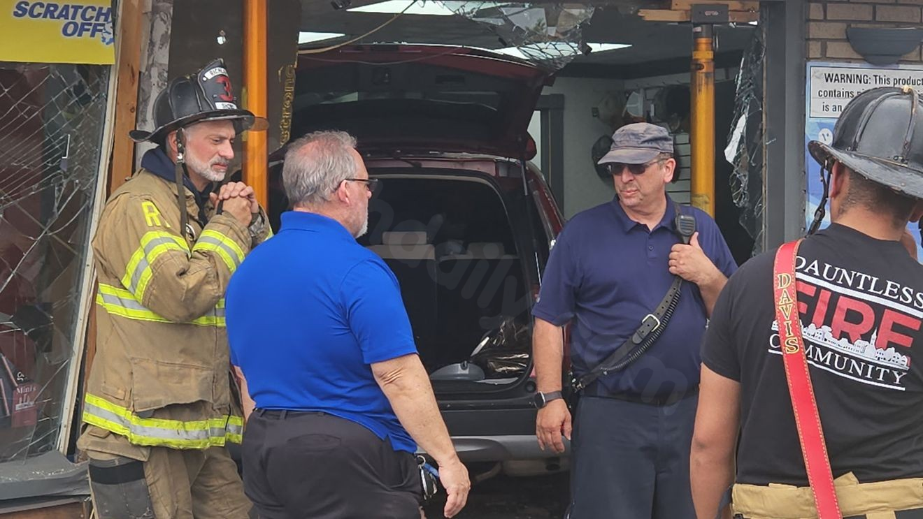 Two injured after vehicle crashes into Richland Township business