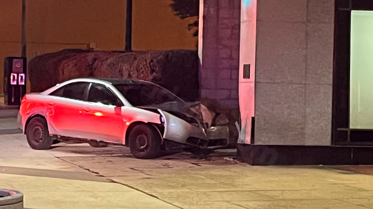 Crash causes minor damage to DeYor Performing Arts Center