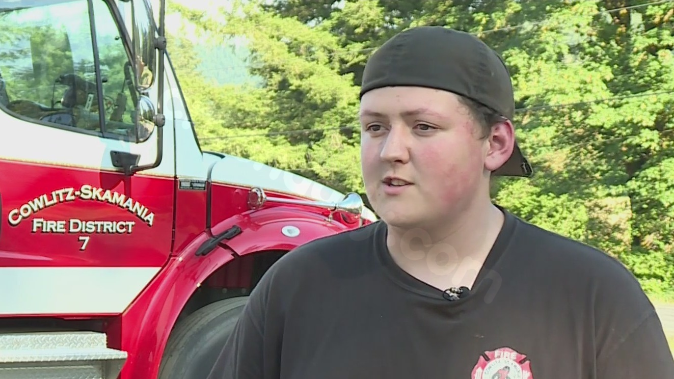 ‘I was freaking out’: Volunteer firefighter responds to car crash involving teen brother