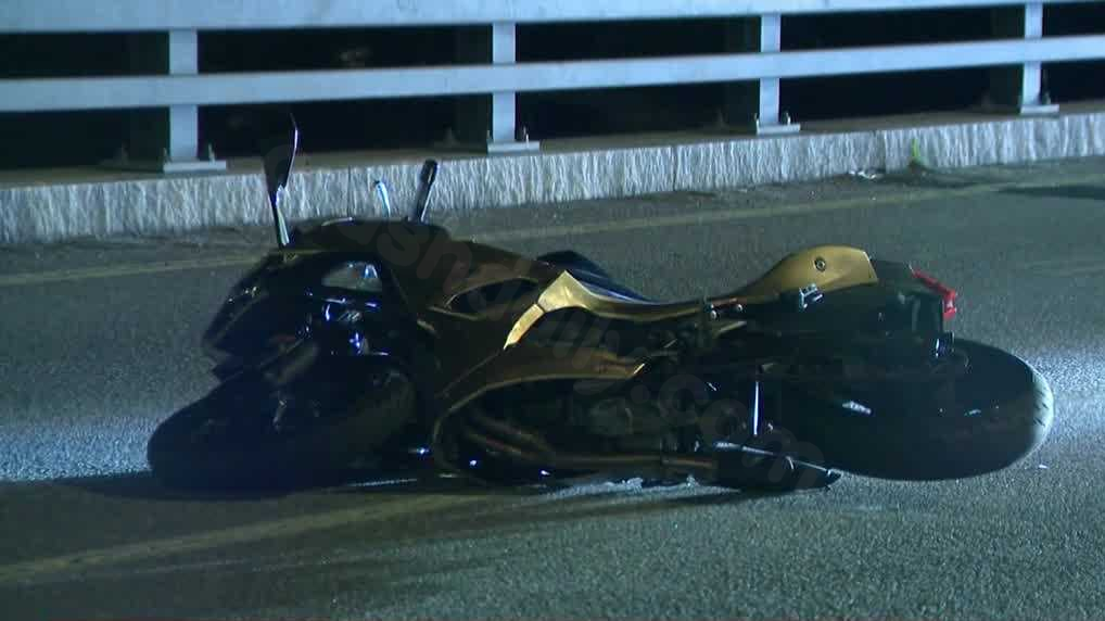Motorcyclist in critical condition after being thrown from bike on I-293 in Manchester