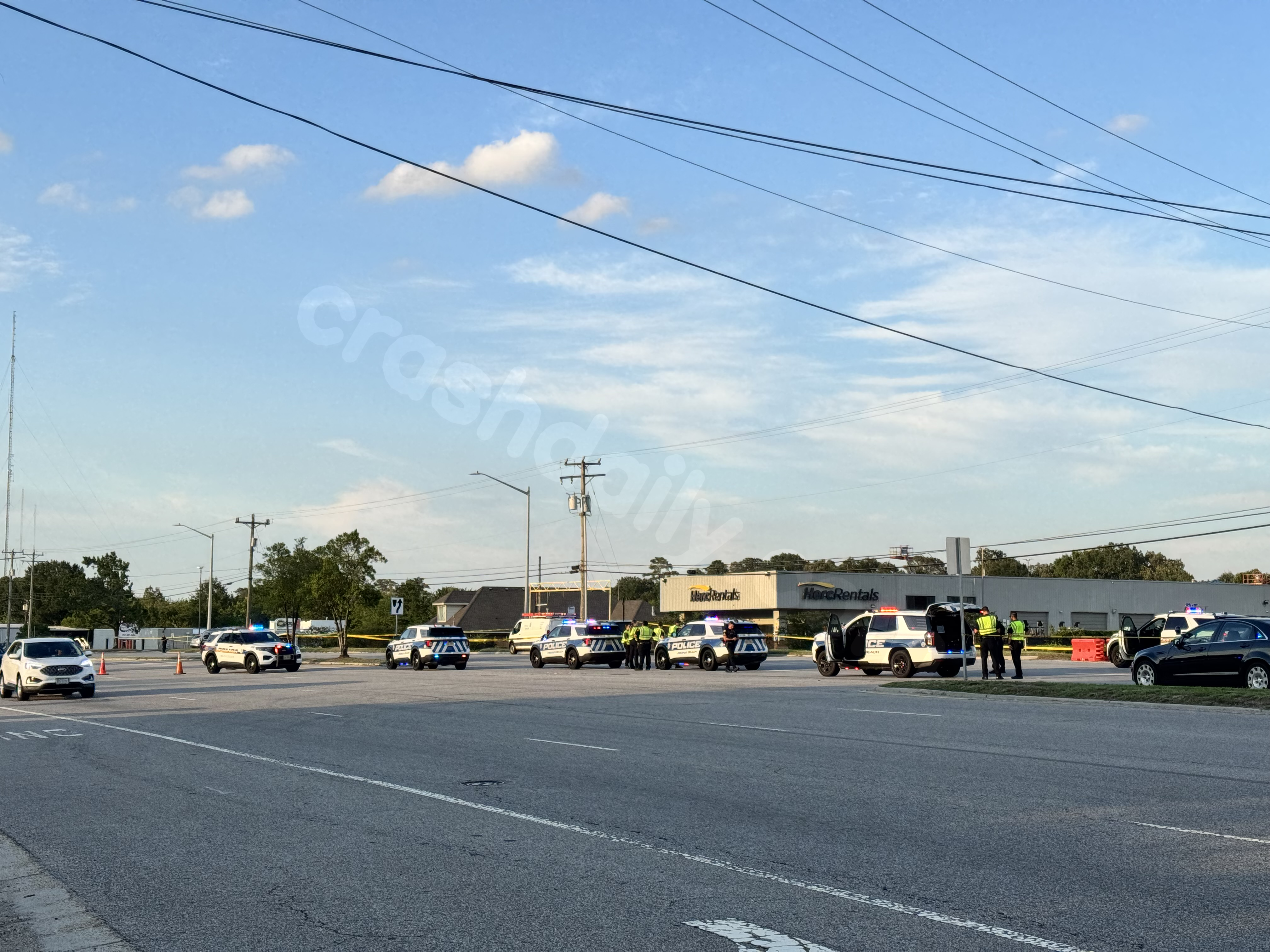 Child hospitalized after crash on S Military Highway in Virginia Beach