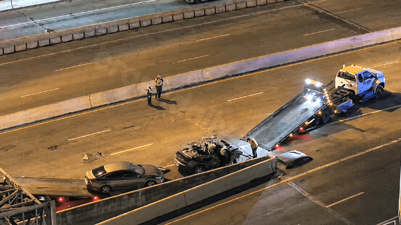 Two drivers killed in wrong-way crash on downtown highway identified